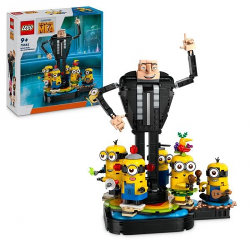 LEGO Ich – Einfach unverbesserlich 4 Gru und die Minions aus LEGO Steinen 75582