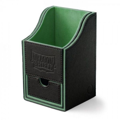 Pegasus ART40202 - Dragon Shield: Nest Box + Dice Tray  Black/Green