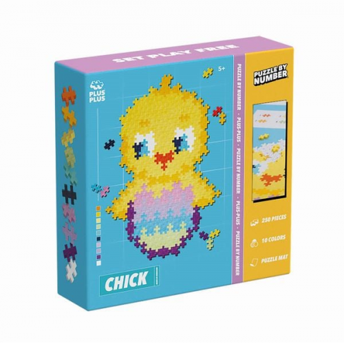 Plus-Plus - 250 Kreativ Bausteine Puzzle Küken