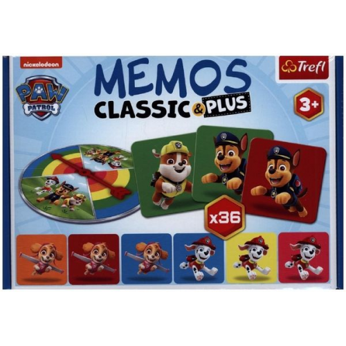 Trefl - Memos Classic & Plus - PAW Patrol