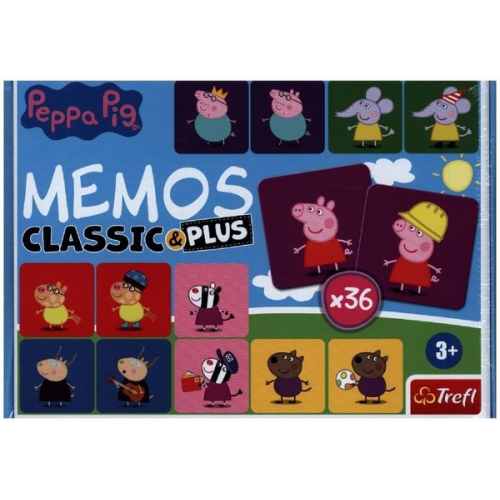 Trefl - Memos Classic & Plus - Peppa Pig