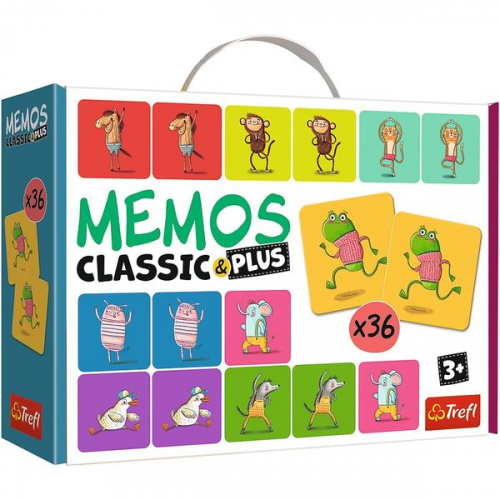 Trefl - Memos Classic & Plus - Bewegung und Geräusche