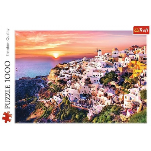 Trefl - Puzzle - Sonnenuntergang über Santorini, 1000 Teile