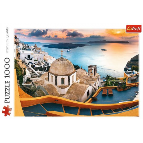 Trefl - Puzzle - Märchenhaftes Santorini, 1000 Teile