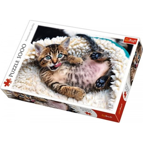 Trefl - Puzzle - Fröhliche Katze, 1000 Teile