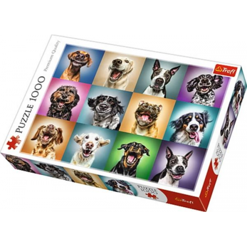 Trefl - Puzzle - Lustige Hunde Porträts, 1000 Teile