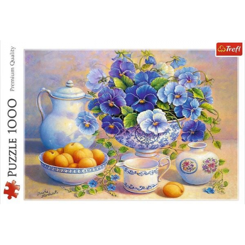 Trefl - Puzzle - Blauer Strauß, 1000 Teile