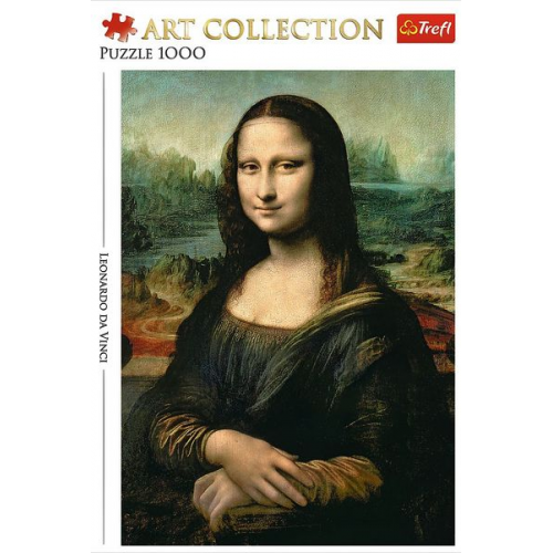 Trefl - Puzzle - Art Collection - Leonardo da Vinci / Mona Lisa, 1000 Teile