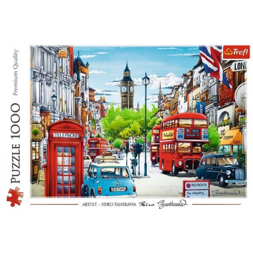 Trefl - Puzzle - London Street, 1000 Teile
