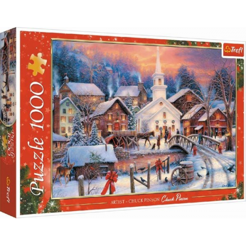 Trefl - Puzzle - Weiße Weihnacht, 1000 Teile