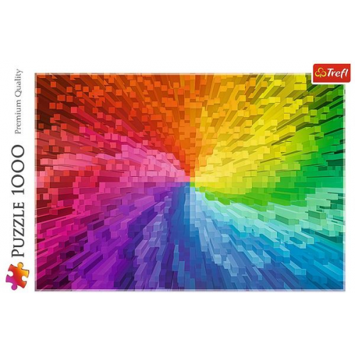 Trefl - Puzzle - Steigung / Farben, 1000 Teile