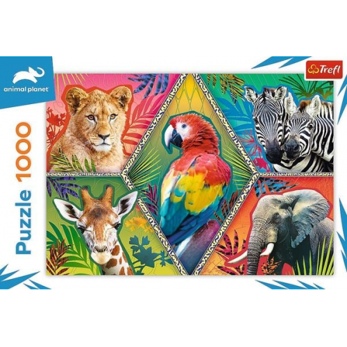 Trefl - Puzzle - Exotische Tiere, 1000 Teile