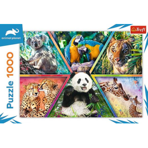 Trefl - Puzzle - Königreich der Tiere, 1000 Teile