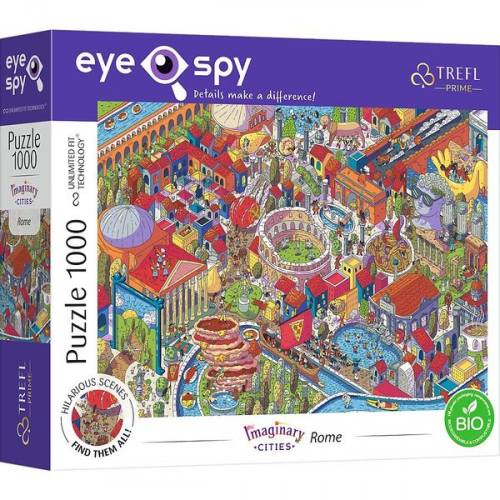 UFT Eye Spy Puzzle 1000 - Imaginary Cities: Rom, Italien