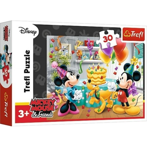 Geburtstagsfeier Mickey & Minnie (Kinderpuzzle)