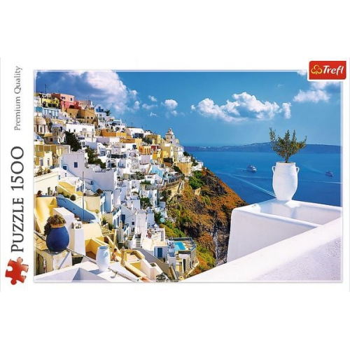 Trefl - Puzzle - Santorini, Griechenland, 1500 Teile