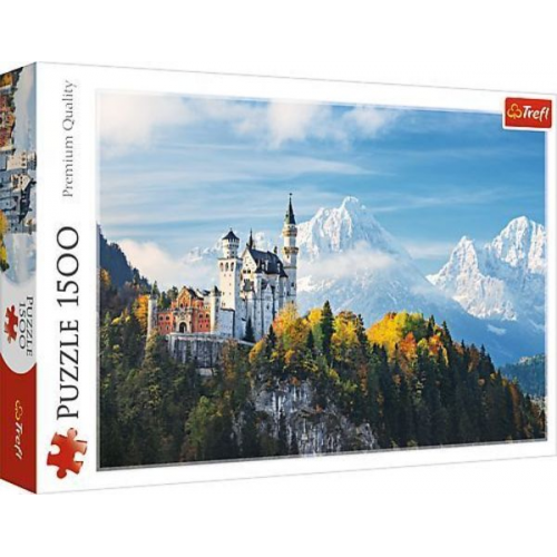 Puzzle 1500 - Neuschwanstein, Bayrische Alpen