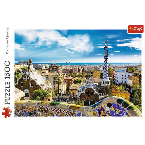 Trefl - Puzzle - Park Güell, Barcelona, 1500 Teile