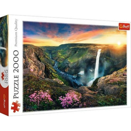 Haifoss Wasserfall (Puzzle)