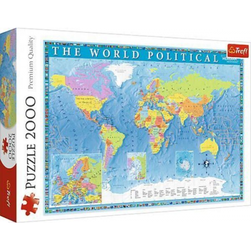 Puzzle 2000 - Politische Weltkarte