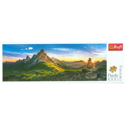 Puzzle 1000 Panorama Passo di Giau,Dolomiten