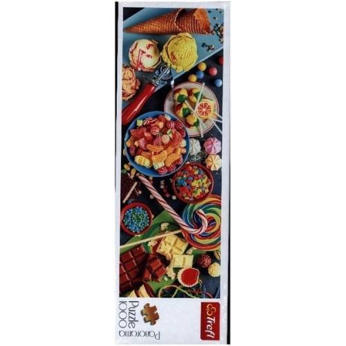 Puzzle 1000 Panorama Süßigkeiten (Puzzle)