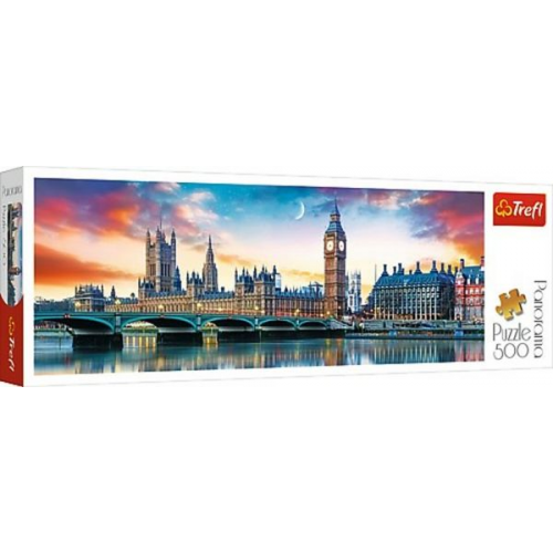 Puzzle 500 Panorama - Big Ben und London Palace