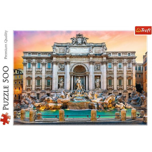 Trefl - Puzzle - Fontanna de Trevi, Rom, 500 Teile