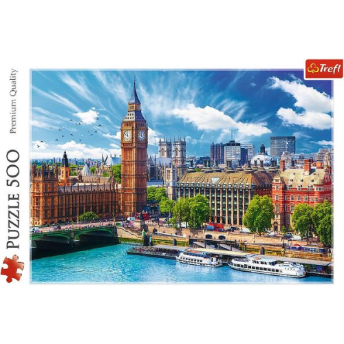 Trefl - Puzzle - Sonniger Tag in London, 500 Teile