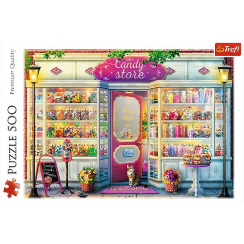 Trefl - Puzzle - Candy Store, 500 Teile