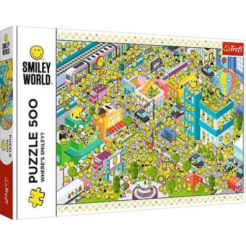 Puzzle 500 Smiley World - Wo ist das Smiley