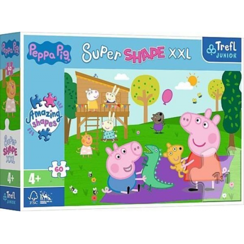 Junior Super Shape XXL Puzzle 60 Teile - Peppa Pig