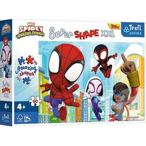 Junior Super Shape XXL Puzzle 60 Teile - Marvel Spiday