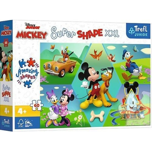 Junior Super Shape XXL Puzzle 60 Teile - Mickey Mouse