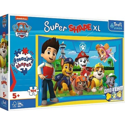 Junior Super Shape XL Puzzle 104 Teile - Paw Patrol