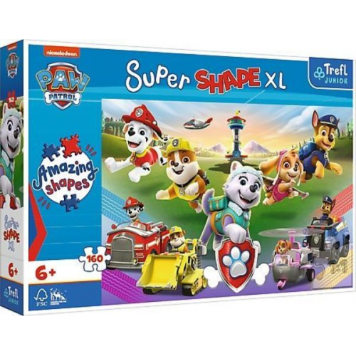 Junior Super Shape XL Puzzle 160 Teile - Paw Patrol