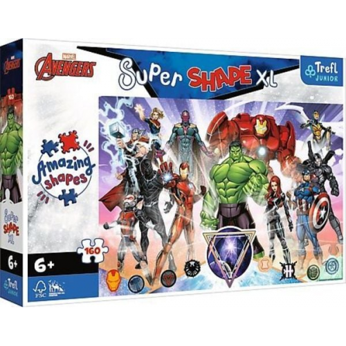 Junior Super Shape XL Puzzle 160 Teile - Marvel Avengers