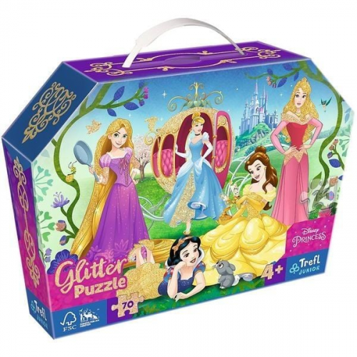 Junior Glitzer Puzzle 70 Teile Disney Princess