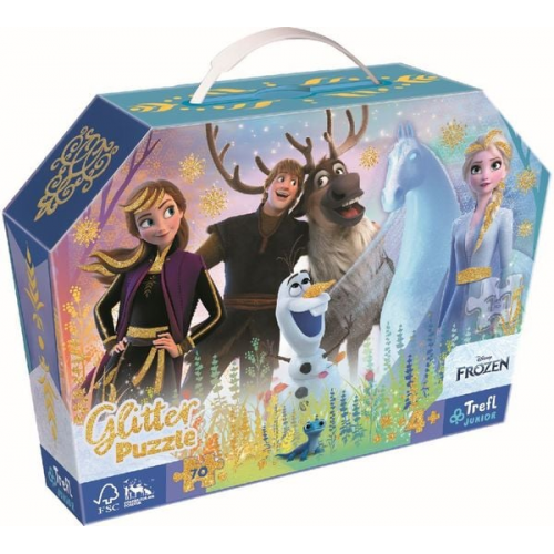 Junior Glitzer Puzzle 70 Teile Disney Frozen