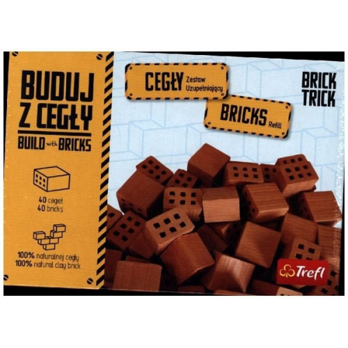 Trefl - Brick Trick Bau mit den Ziegeln - Volle Ziegel, 40 Teile