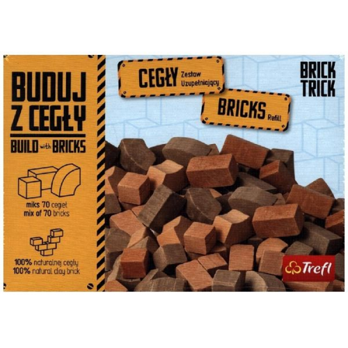 Trefl - Brick Trick Bau mit den Ziegeln - Burgziegel, 70 Teile