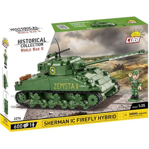 COBI Historical Collection 2276 - Sherman IC Firefly Hybrid, Panzer, WWII, Bauset