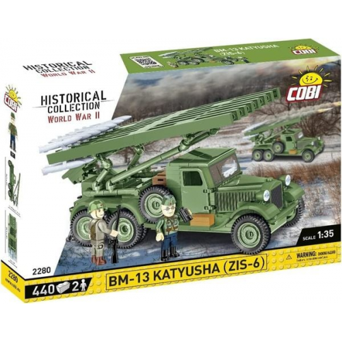 COBI Historical Collection 2280 - BM-13 Katyusha (ZIS-6), Raketenwerfer, WWII, Bauset