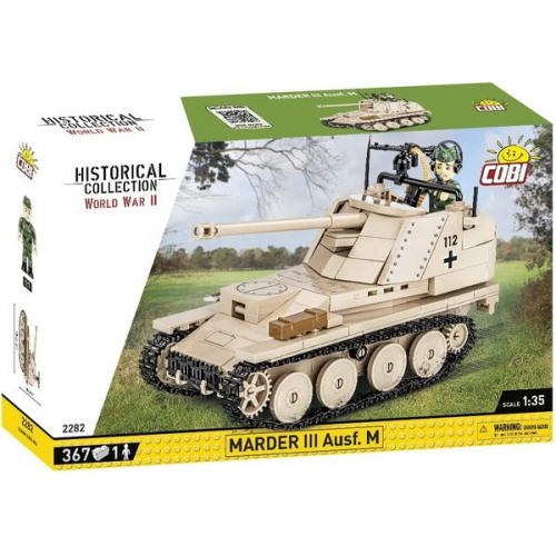 COBI Historical Collection 2282 - Marder III Ausf.M (Sd.Kfz.138), Jagd-Panzer, WWII, Bauset