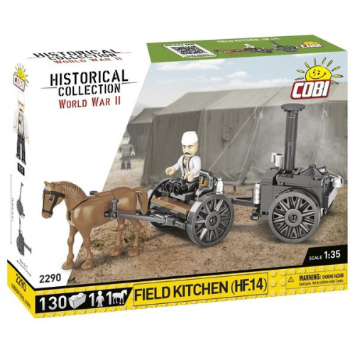 COBI Historical Collection 2290 - Field Kitchen (HF.14) 130 Klemmbausteine