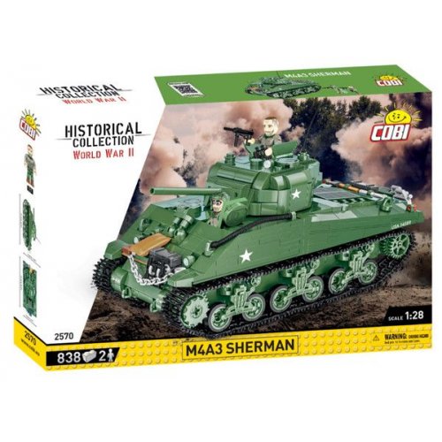 COBI Historical Collection 2570 - M4A3 Sherman WWII Panzer