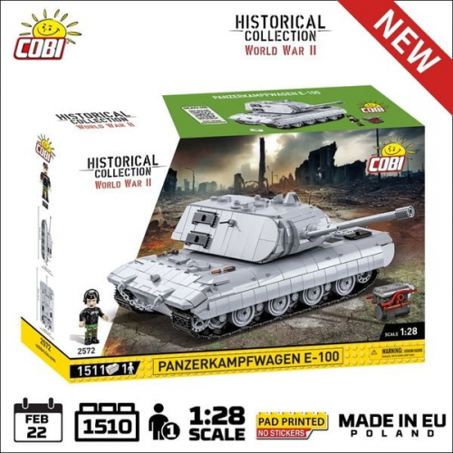 COBI Historical Collection 2572 - Panzerkampfwagen e-100