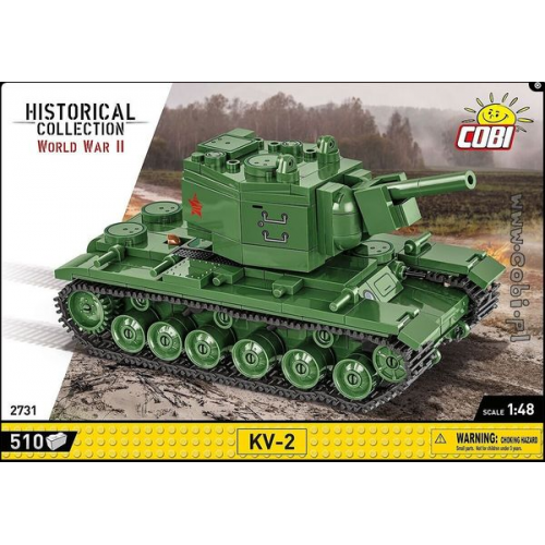 COBI Historical Collection 2731 - KV-2 Panzer WWII, 510 Klemmbausteine