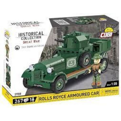 COBI 2988 - Historical Collection, Great War, Rolls Royce Armoured Car, Bausatz, 1:35