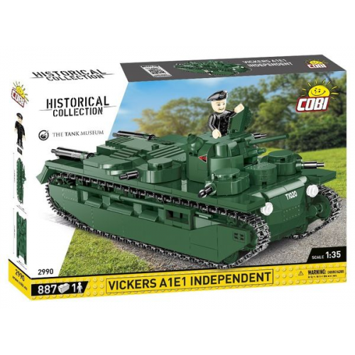 COBI Historical Collection 2990 - Vickers A1E1 Independent Panzer + 1 Figur